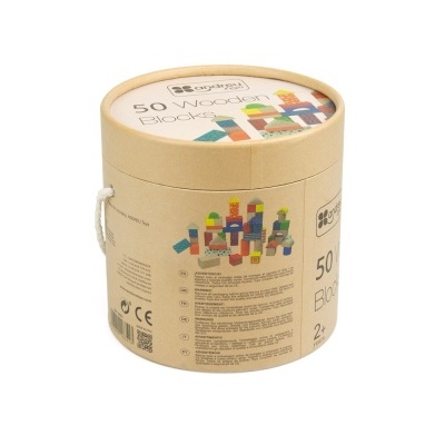 50 Blocos de Madeira 16351 +2 anos Andreu Toys