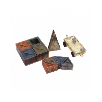 Set c/60 Peças Magneticas Translucidas Natural 3D  3294