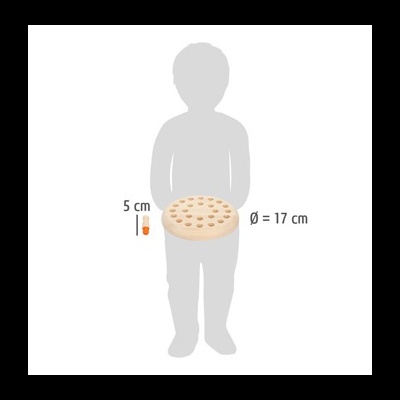 Jogo de Memória Pinos de Cores 11962 +4 anos Small Foot