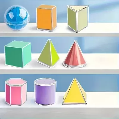 Kit Formas Geometricas 3D C/18pcs 520