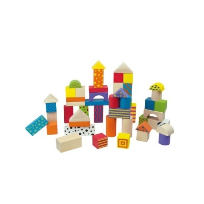 50 Blocos de Madeira 16351 +2 anos Andreu Toys