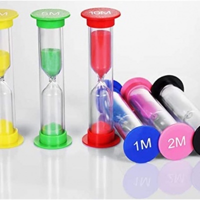 Ampulheta Areia 6 Tempos 30s 1m 2m 3m 5m 10m +3 anos 30722 Vux