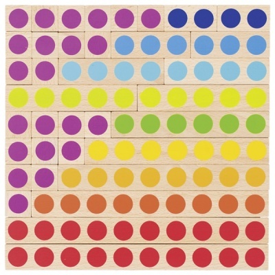 Reguas de Calculo Madeira 36pcs +4 anos 58535 Goki