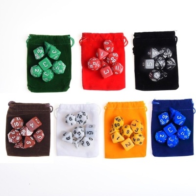 Dados Poliedricos c/7 cores +5 anos 2610