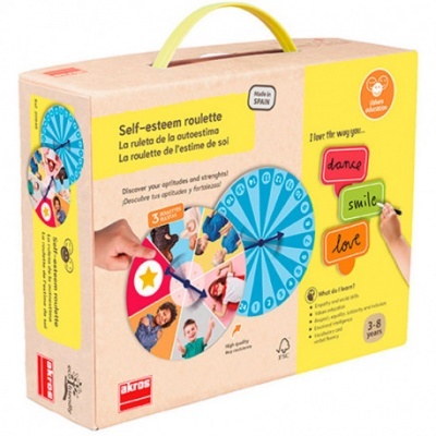 Jogo a Roleta da Autoestima Educação e Valores +3 anos 20846 Akros