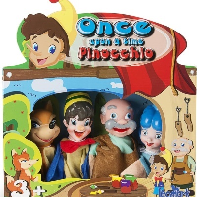Set 4 Fantoches Histórias Tradicionais Pinóquio 246327