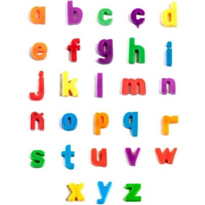 Pack c/76 Letras Magnéticas Minusculas 45313 +3 anos Miniland