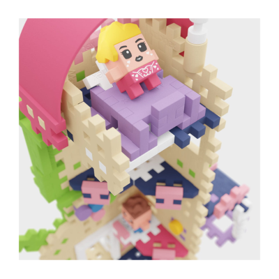 Marioinex Mini Waffle Princesa Torre da Fantasia 148pcs MX905791