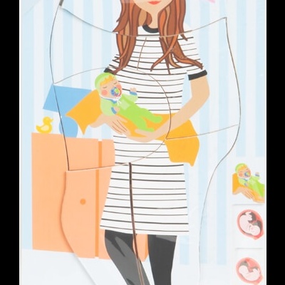 Puzzle de Camadas Etapas de Grávida c/28pcs  +3 anos 11541 Small Foot