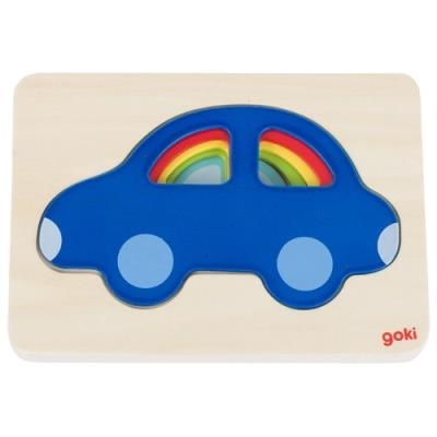 Puzzle Madeira 5 Camadas Carro 17.5X13.5   57485 +2 anos