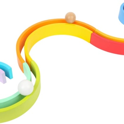 Set de Construção em Madeira Arco Iris +12 meses 11412 Small Foot