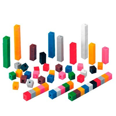 Pote Cubos C/1000 PEÇAS 1cm3 95211 mnl +5 anos