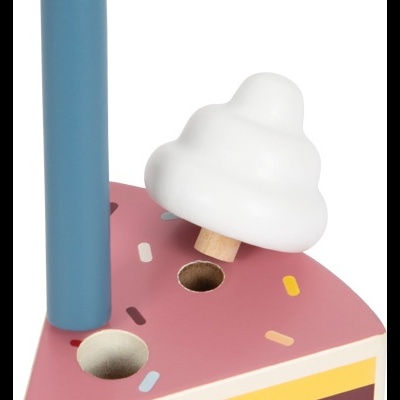 Bolo de Aniversário de Madeira P/Cortar  12453