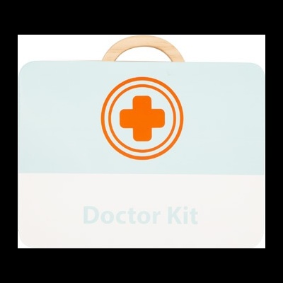 Kit Dentista Madeira 2 em 1  22 peças 11743 +3 anos Small Foot