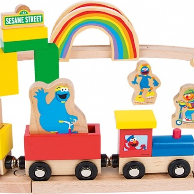 Comboio Madeira Rua Sesamo 10964 +2 anos Small Foot