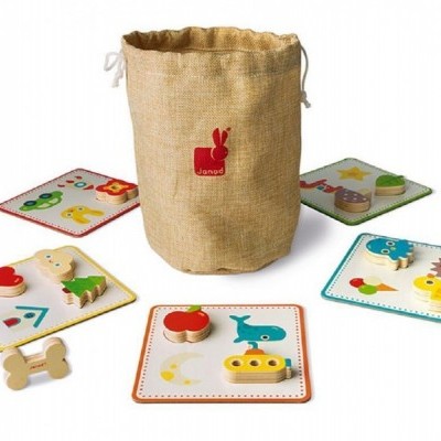 Jogo de Reconhecimento Tatil Memo J05318 +3 anos Janod