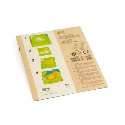 Puzzle em Camadas do Ovo 16353A  +2 anos Andreu Toys