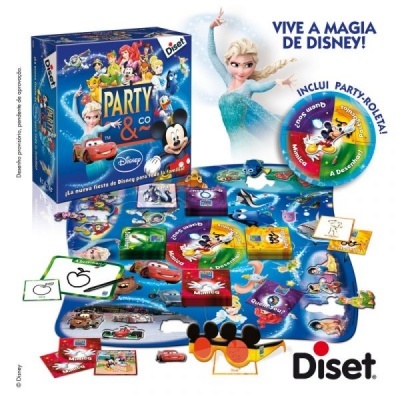 Jogo Tabuleiro Disney Party & Co. 46502 +4anos Diset