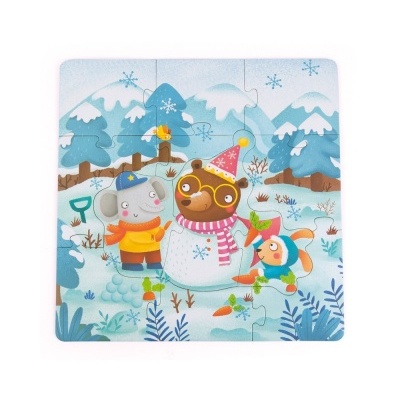 Puzzle Progressivo 4 Estações do Ano MD3016