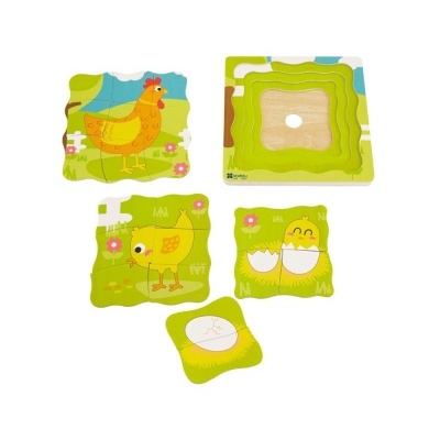 Puzzle em Camadas do Ovo 16353A  +2 anos Andreu Toys