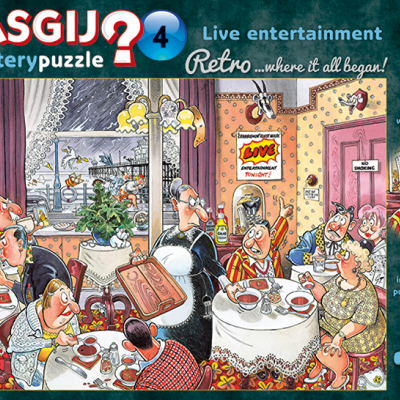 Puzzle Jumbo 1000 Wasgij Retro Mystery 4 19177 +12anos