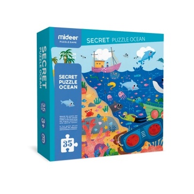 Puzzle Segredos do Oceano 35pcs MD3011 +3 anos Mideer Puzzle Game