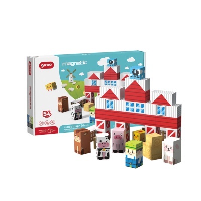 Jogo Magnético A Quinta 54 Cubos G160914