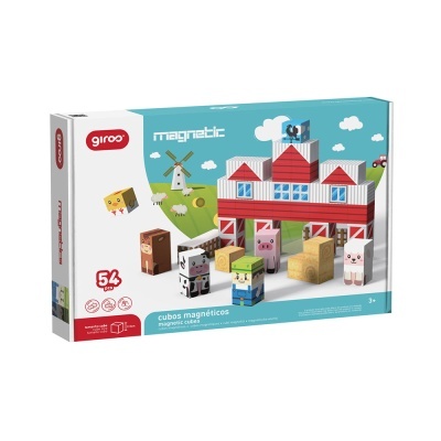 Jogo Magnético A Quinta 54 Cubos G160914
