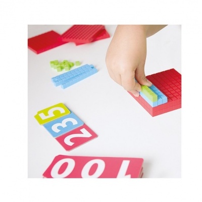 Jogo Matemáticas Meus Primeiros Números MAB C/Blocos Base 10 30691  +4 anos  Akros