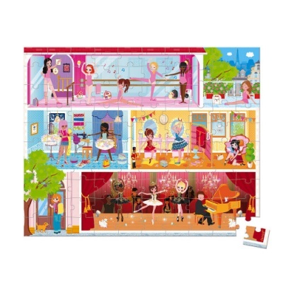 Puzzle Academia de Baile 100pcs J02616 +6 anos Janod