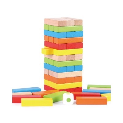 Torre Colorful Jenga Game TB15418 8153  hp/at +3 anos