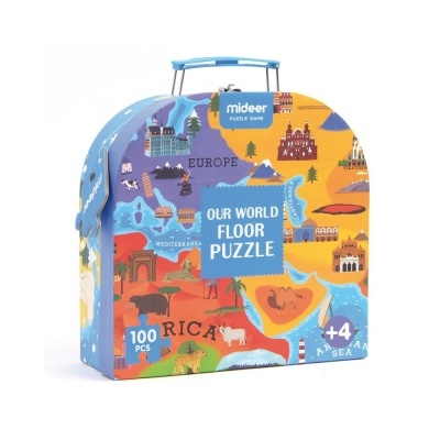 Puzzle Mapa  Mundo c/100 peças MD3027