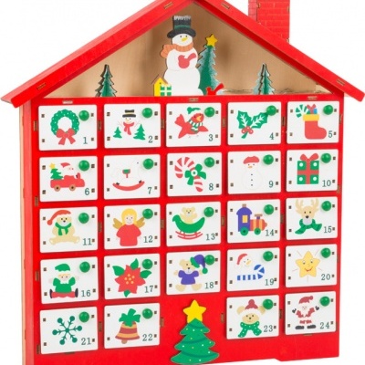 Casa Calendário do Avento Motivo Natal 10998