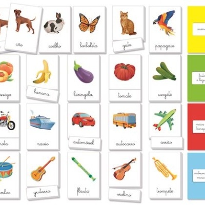 Jogo Primeiras Palavras Montessori 67740 Clementoni