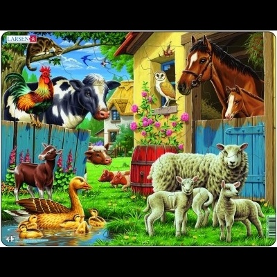 Puzzle Larsen Animais da Quinta 23pcs FH23 +3 anos