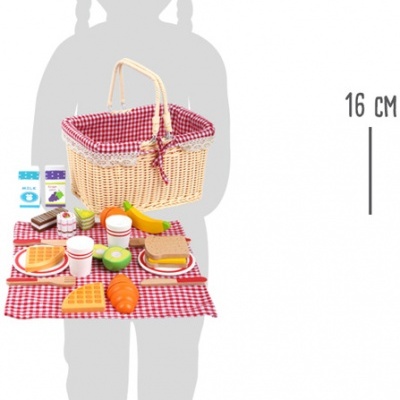 Cesta Picnic c/27pcs 11186 +3 anos Small Foot