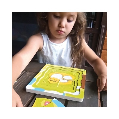 Puzzle em Camadas do Ovo 16353A  +2 anos Andreu Toys