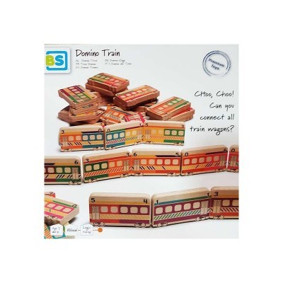 Dominó Madeira Comboio GA373 +3 anos Rodatoys