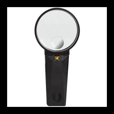 Lupa de Mão Aumento x3 e x10 Imluminada Hobby VTMG3N