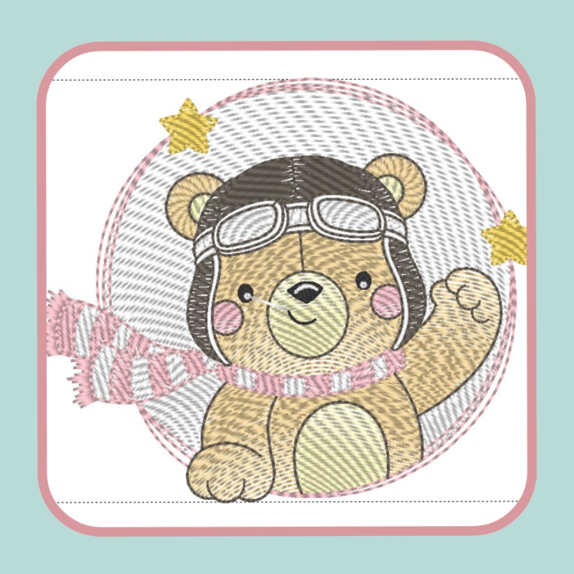 Mantinha Bordada Personalizada