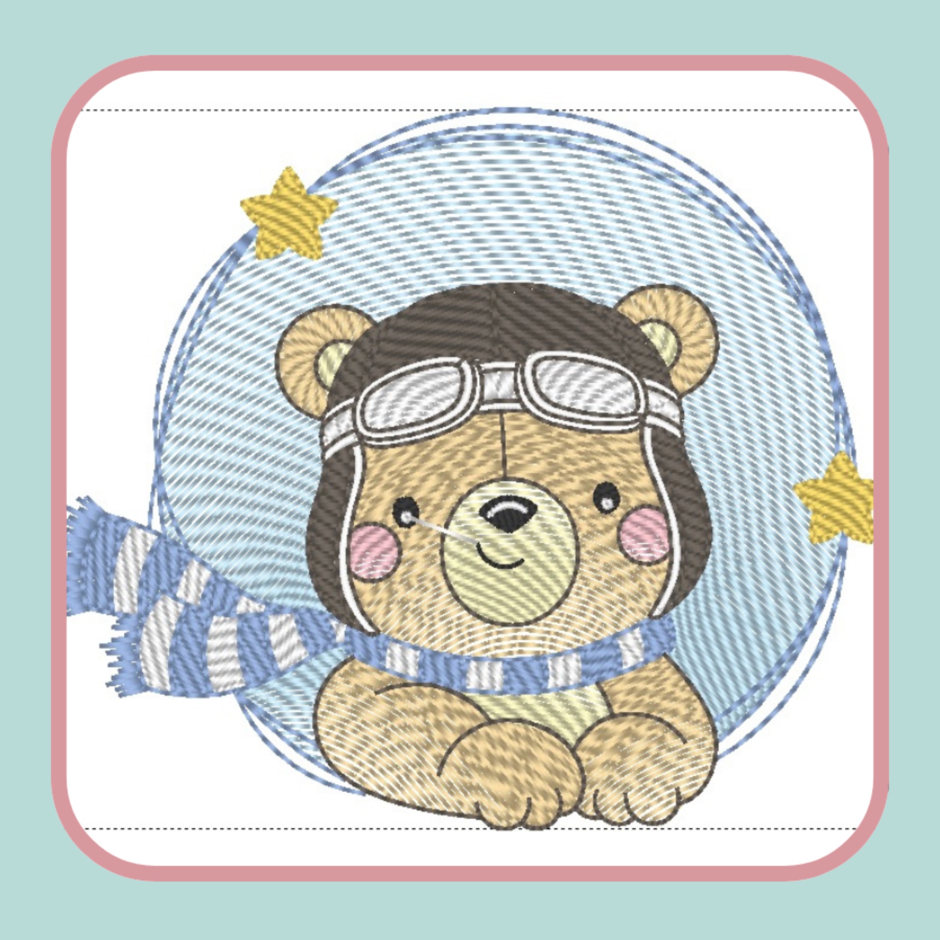 Mantinha Bordada Personalizada