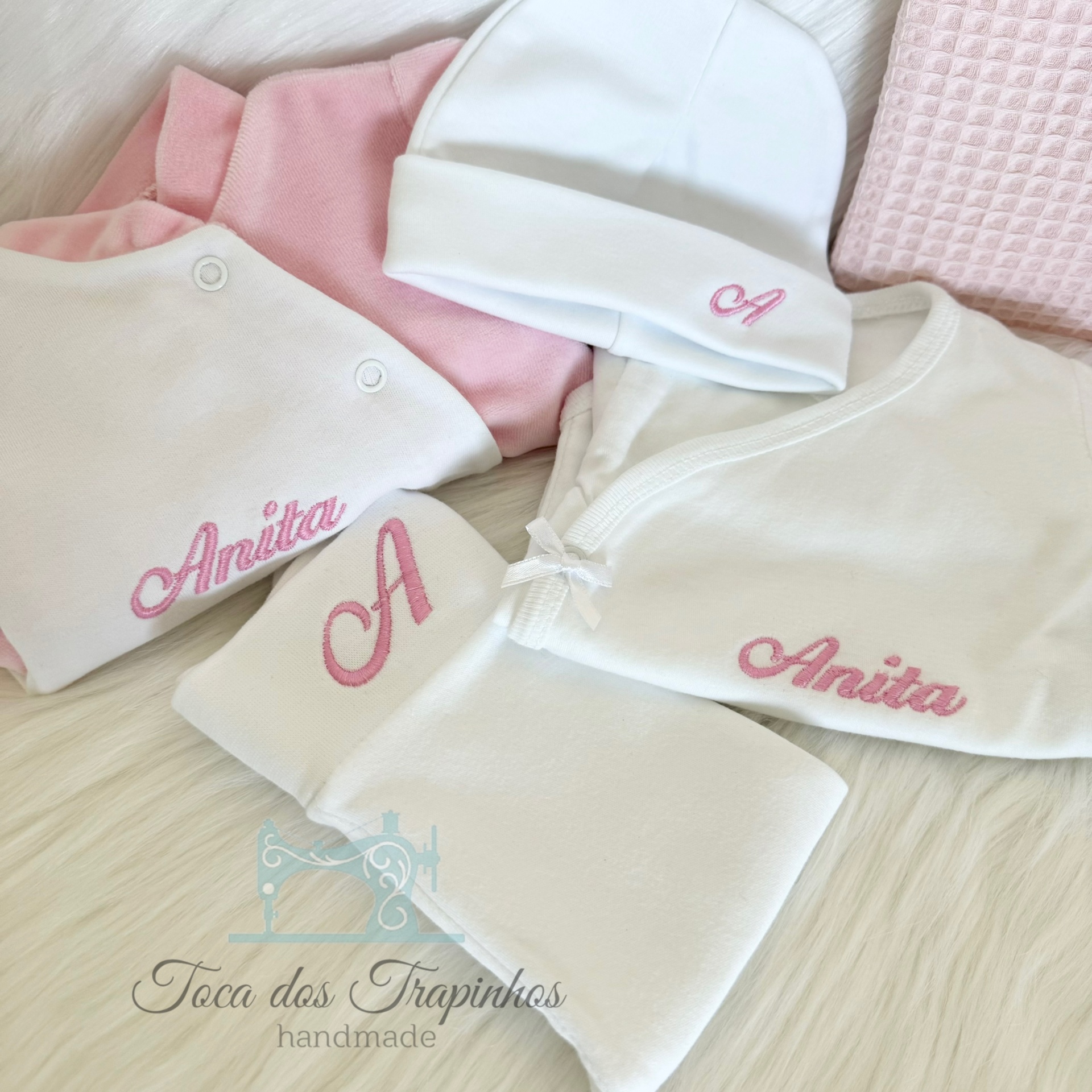 Kit Primeira Roupinha Rosa