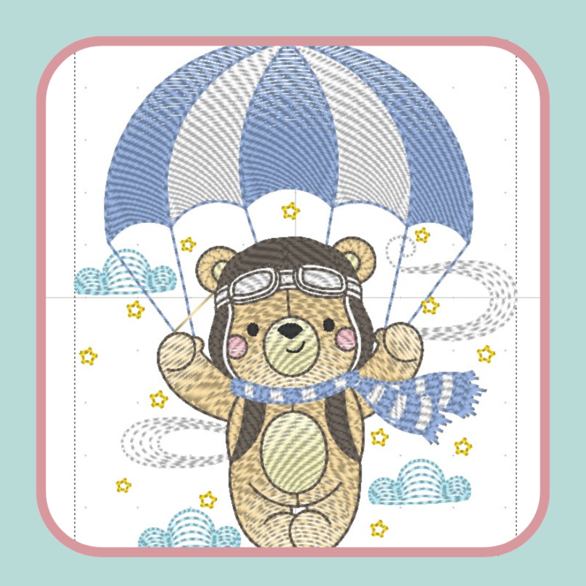 Mantinha Bordada Personalizada