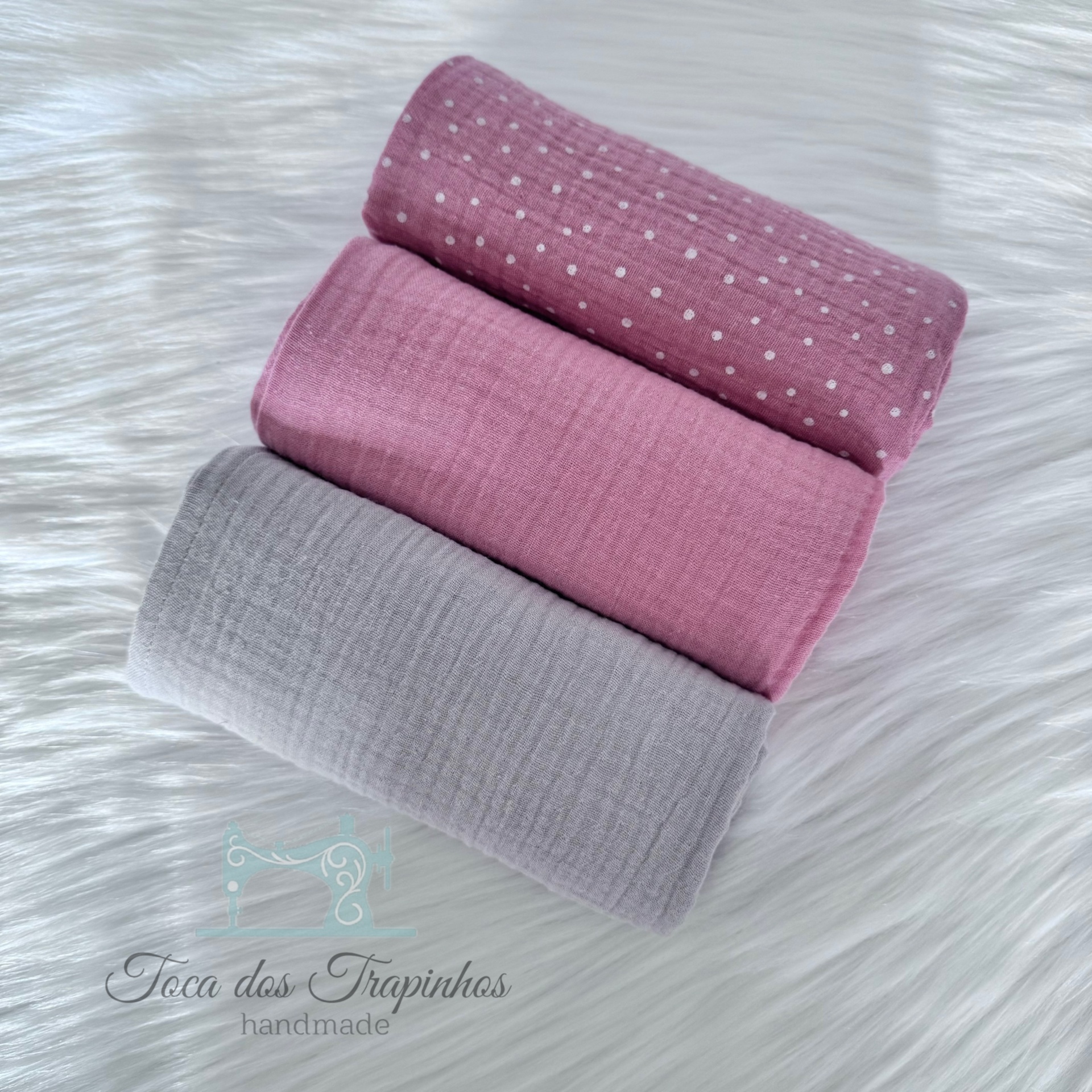 Pack 3 Fraldinhas Musselina