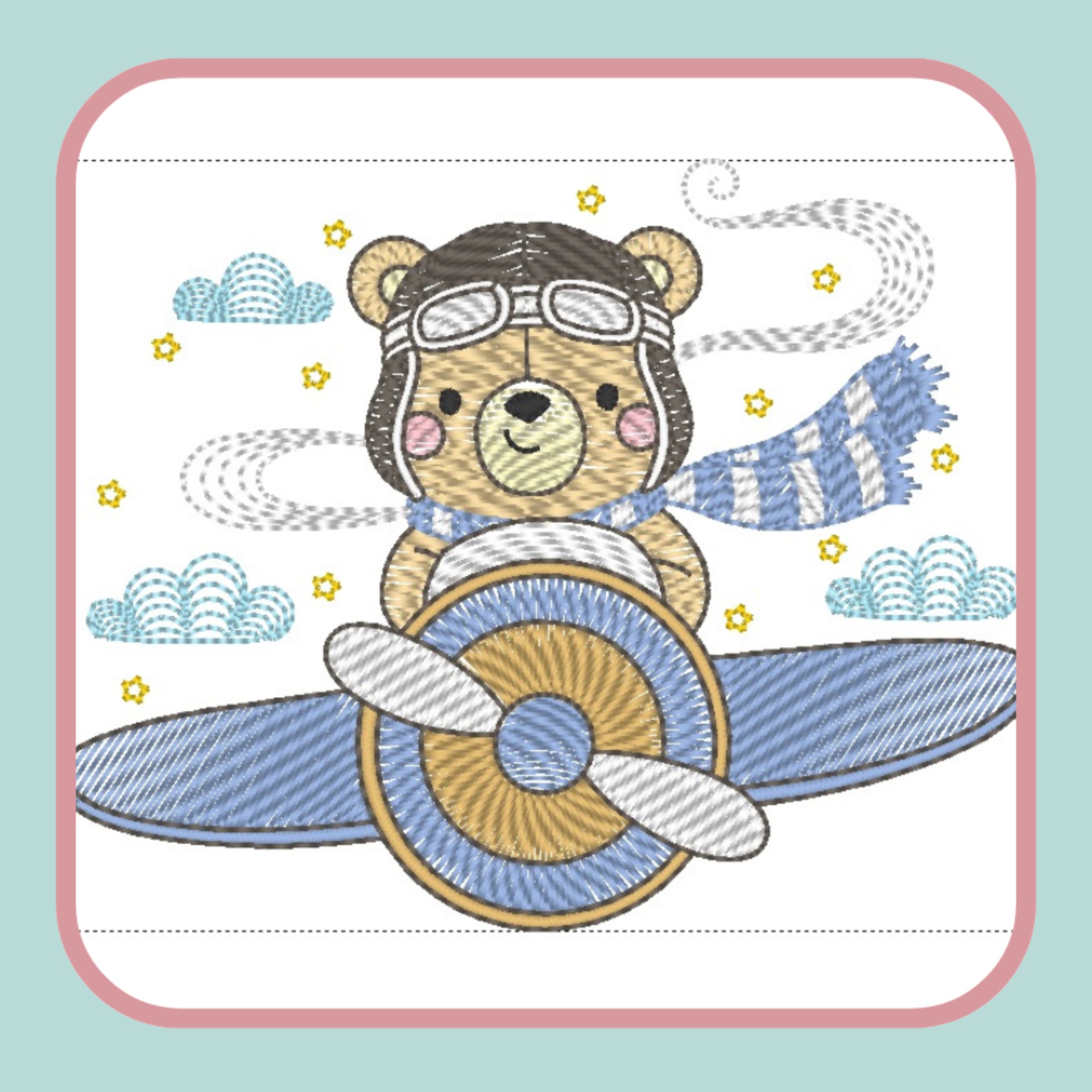 Mantinha Bordada Personalizada