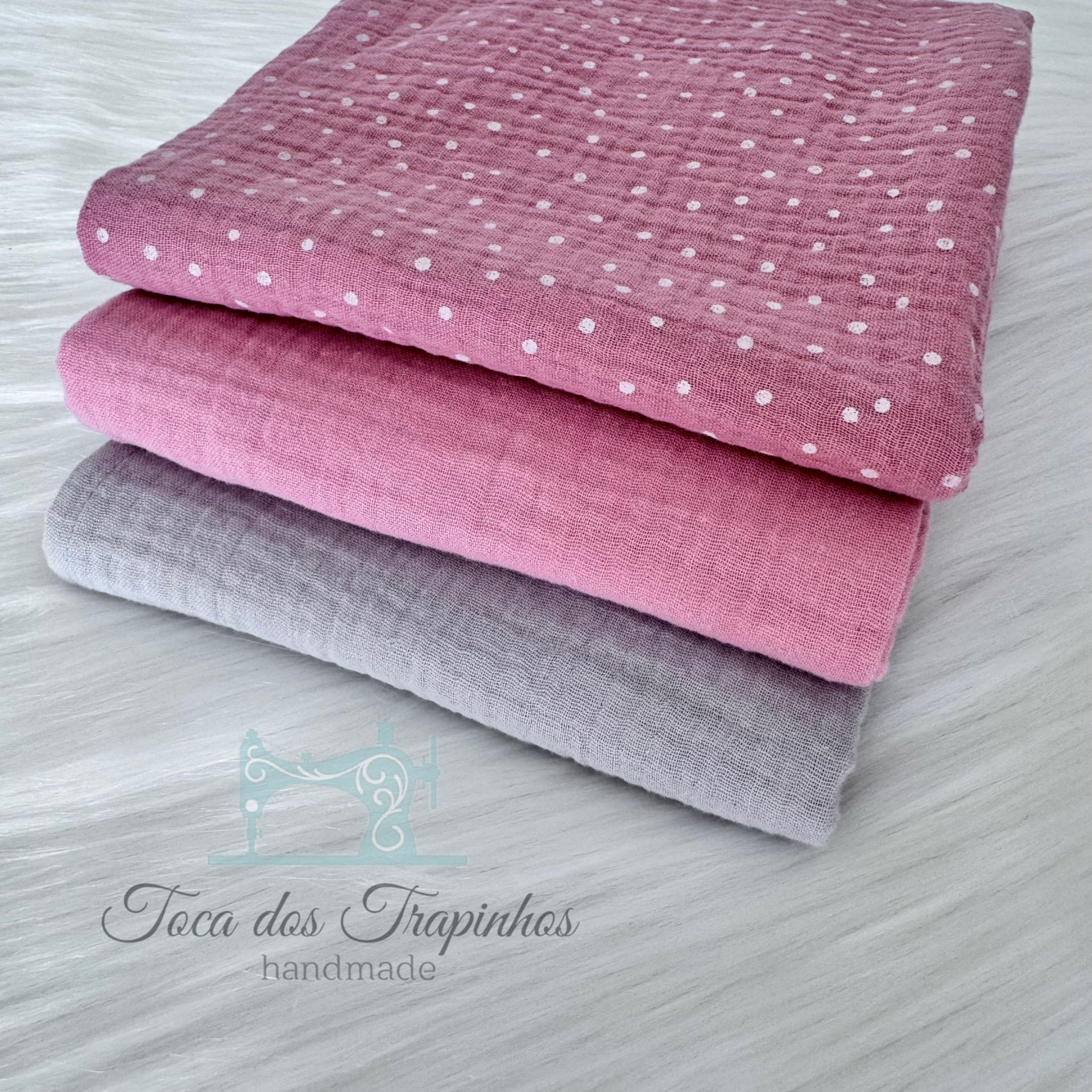 Pack 3 Fraldinhas Musselina