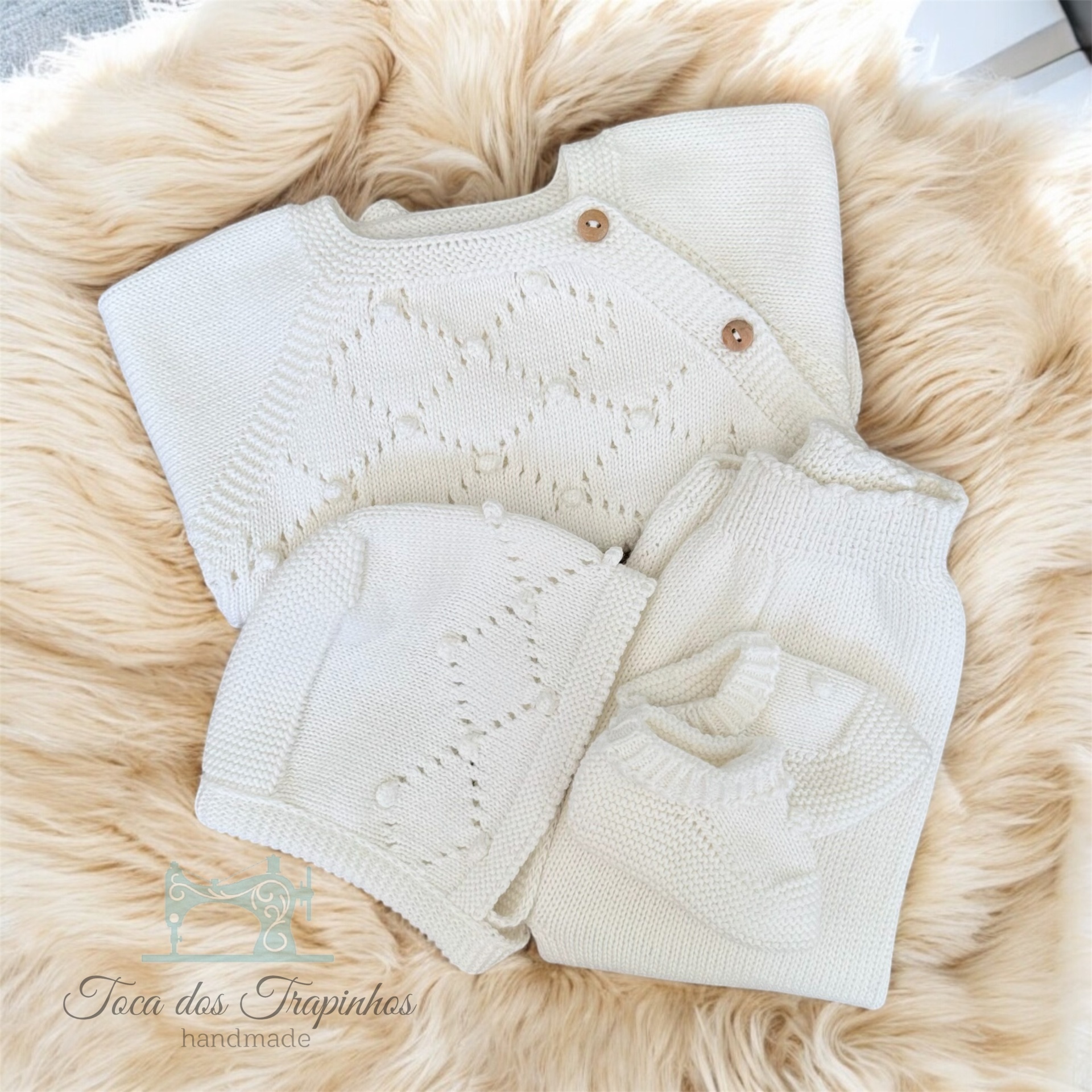 Conjunto Malha Pérola - 4 Peças