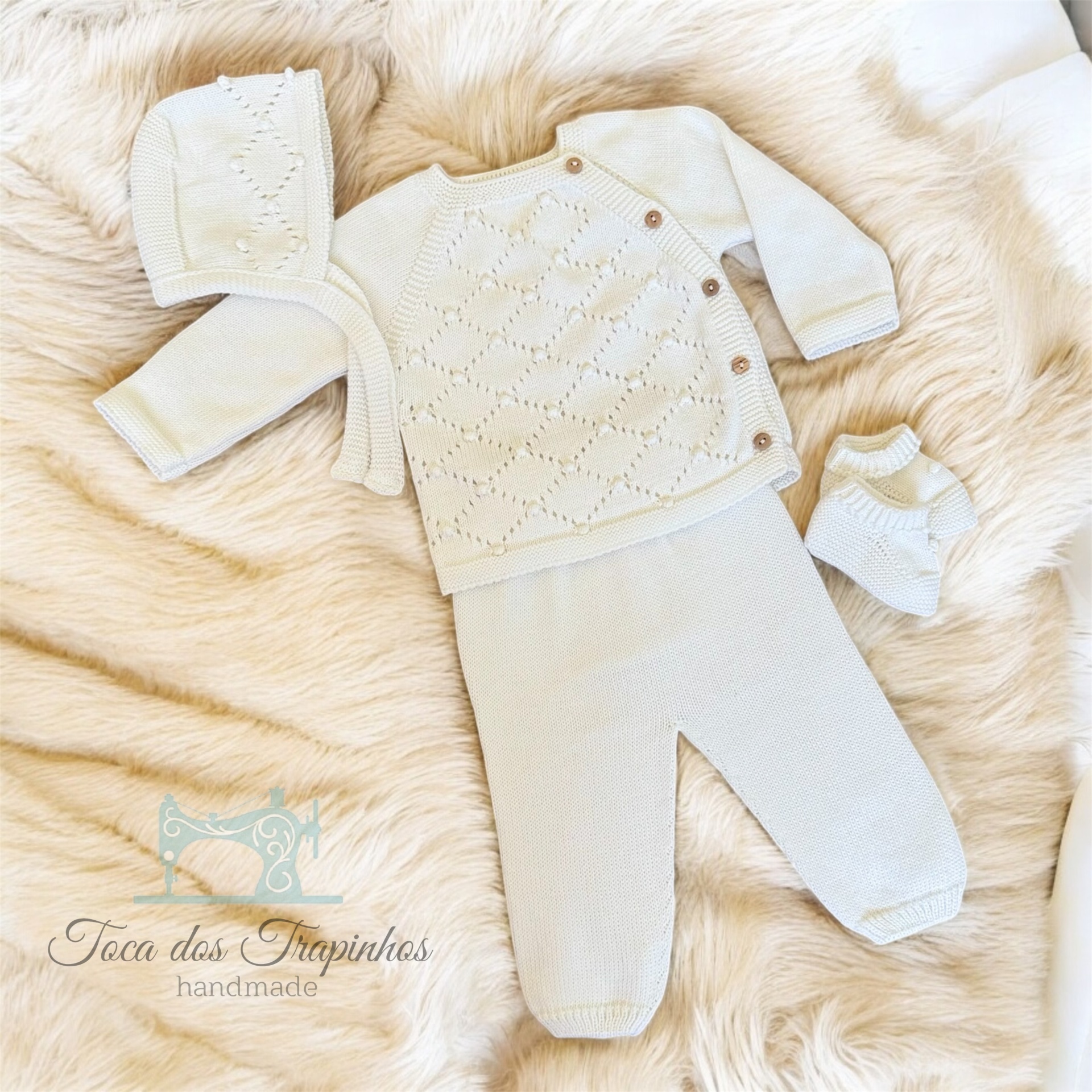 Conjunto Malha Pérola - 4 Peças