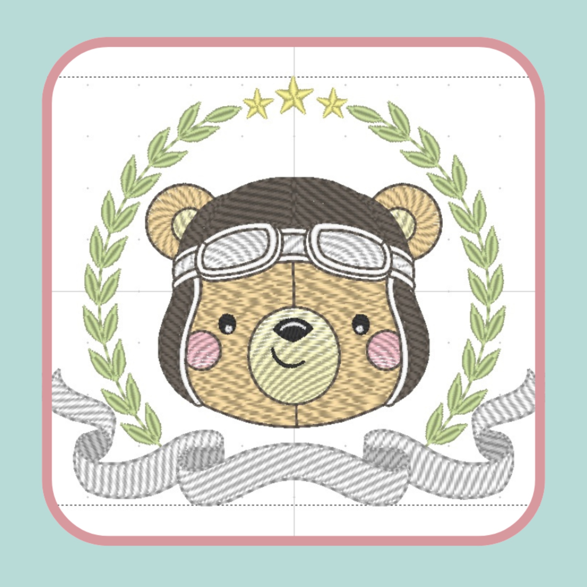 Mantinha Bordada Personalizada