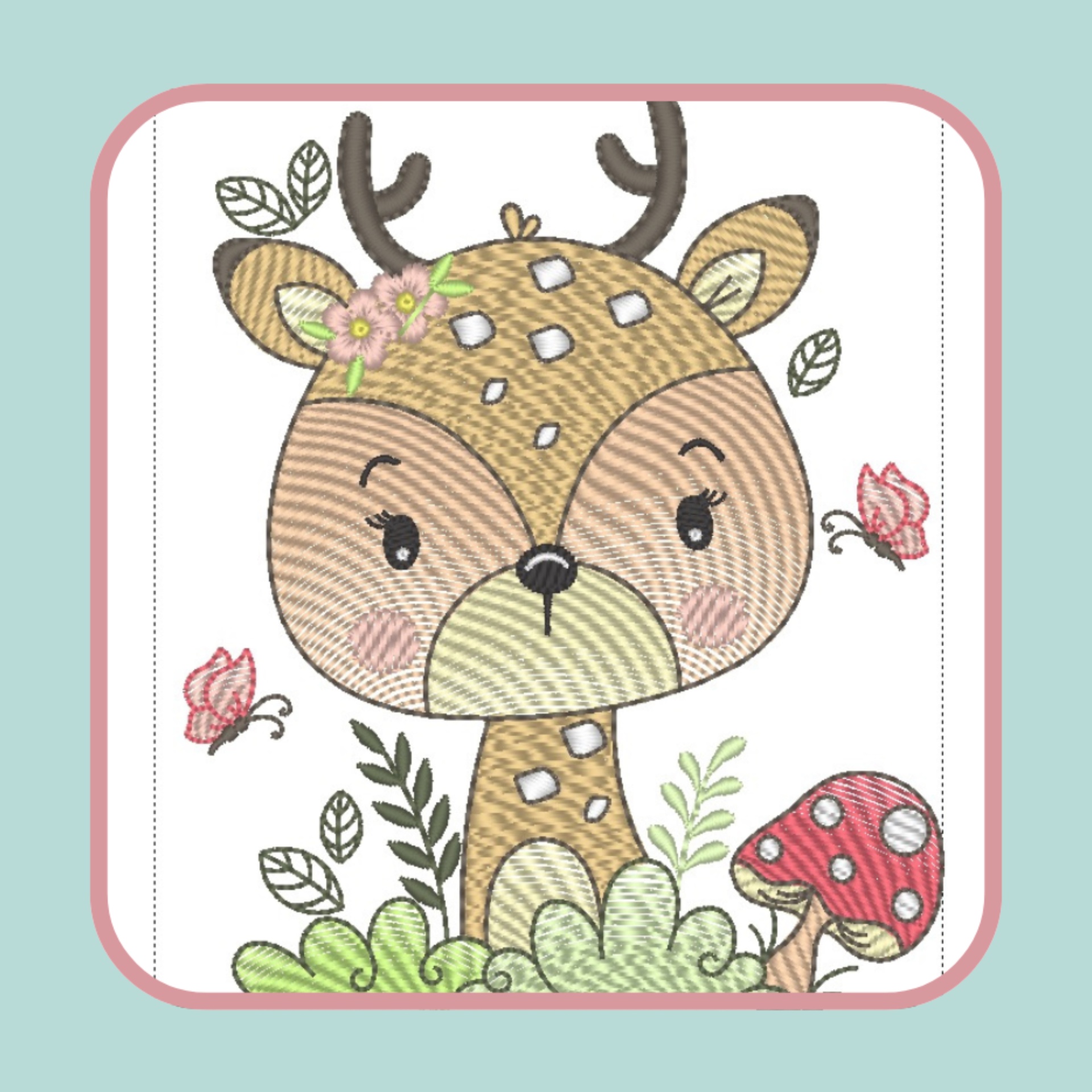 Mantinha Bordada Personalizada